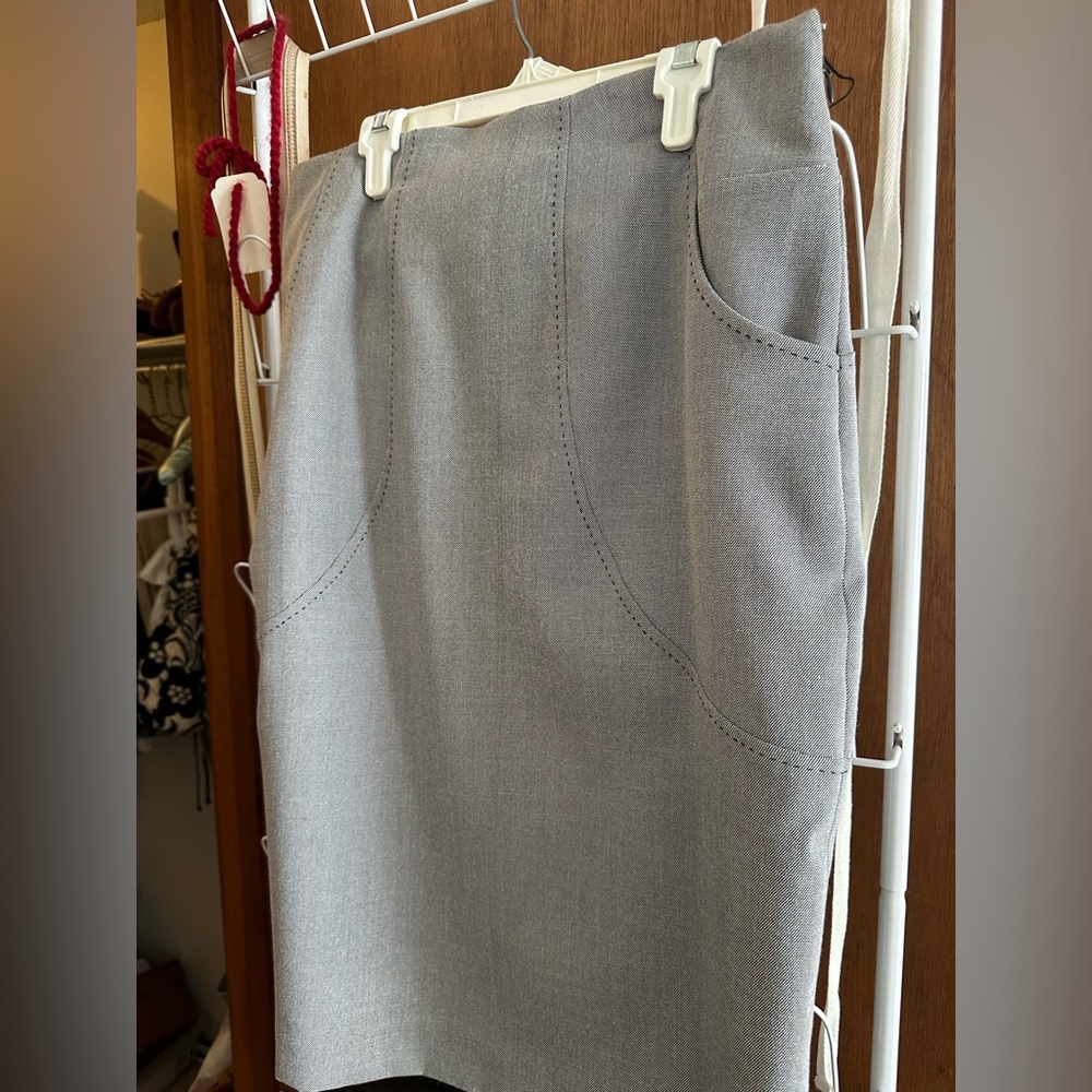 Pencil skirt.